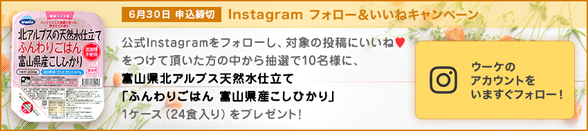 Instagram フォロー&いいねキャンペーン