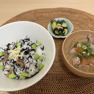 ひじきご飯