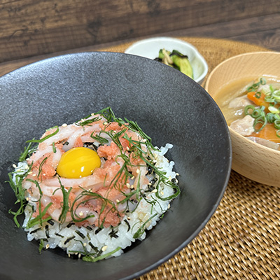 イカ明太丼