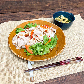 ジャスミンゆで豚ライス